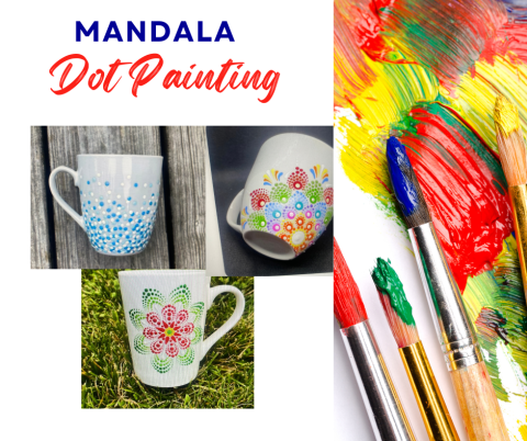 Dot Mandala Mug Painting