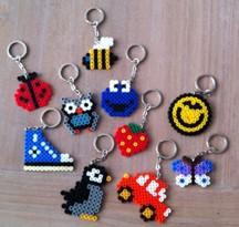 Various Perler Bead Charms