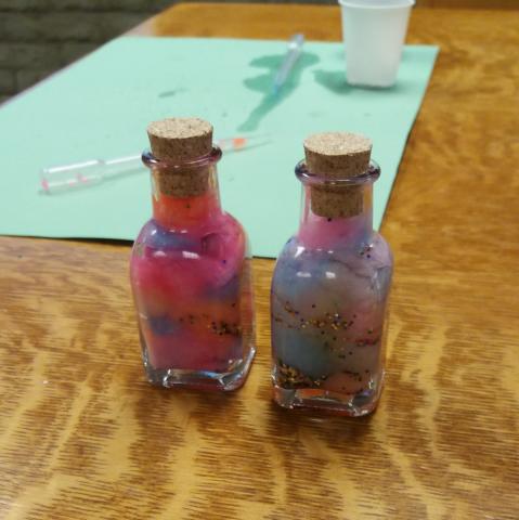 Two nebula in a bottle samples