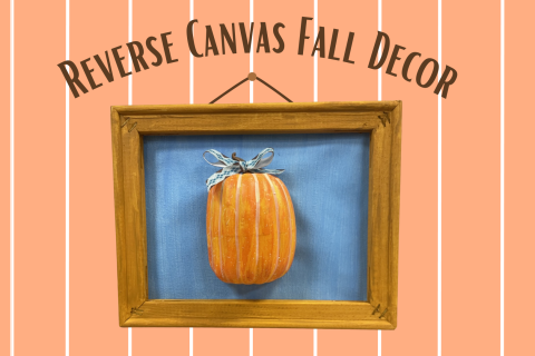 Reverse canvas craft 