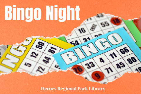 text "Bingo Night" image - bingo cards