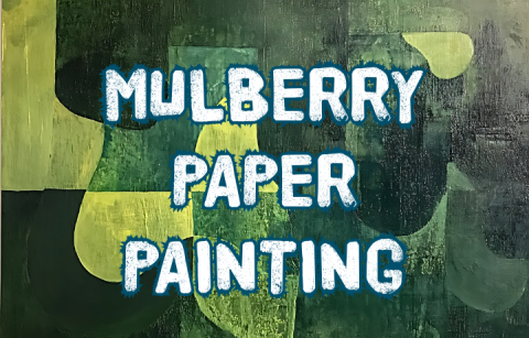 Mulberry paper painting