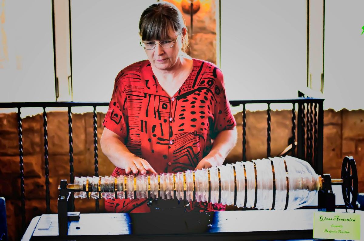 Lynn Drye plays Glass Armonica