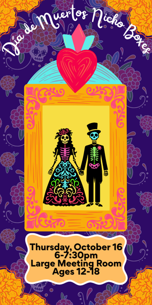 Illustrated nicho box and event details