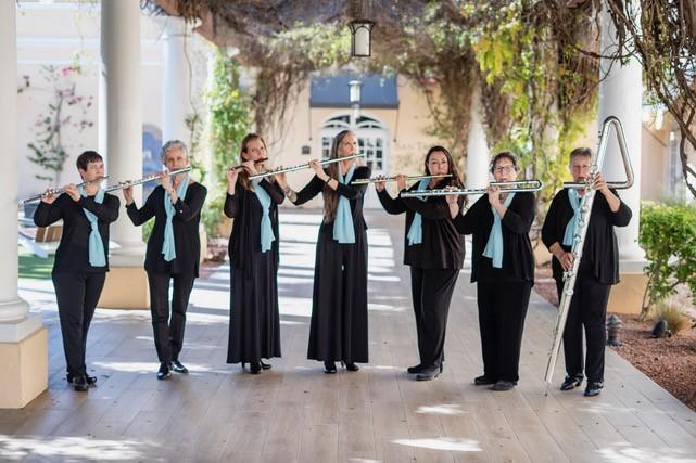 Central Arizona Flute Ensemble  is playing