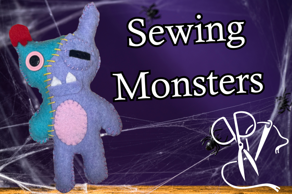 Sewing Monsters Felt Sewn Monster
